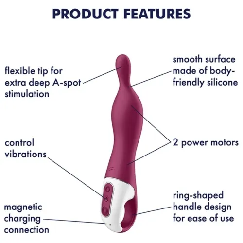 A-Mazing 1 A-Spot Vibrator Berry | Satisfyer