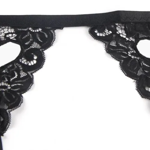 Three-piece set bra + garter belt + thong L/XL – Subblime