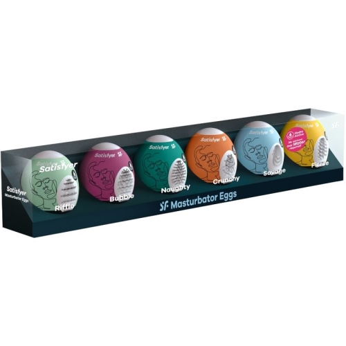 Masturbator Eier der Eggcited-Serie - 6 Stk. | Satisfyer