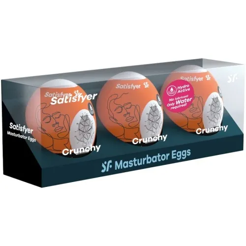 3 Masturbator Eier - Knusprig – Satisfyer