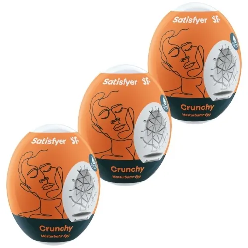 3 Masturbator Eier - Knusprig – Satisfyer