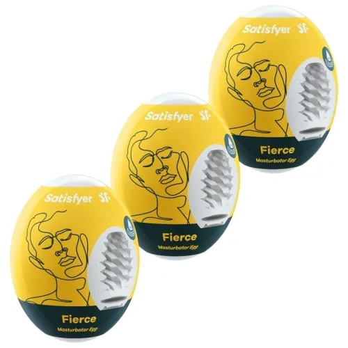 3 Masturbator Eier der Eggcited Serie Feurig – Satisfyer