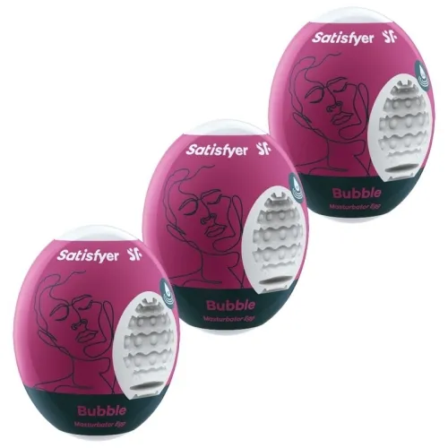 3 Masturbator Eier der Eggcited Serie - Bubble – Satisfyer