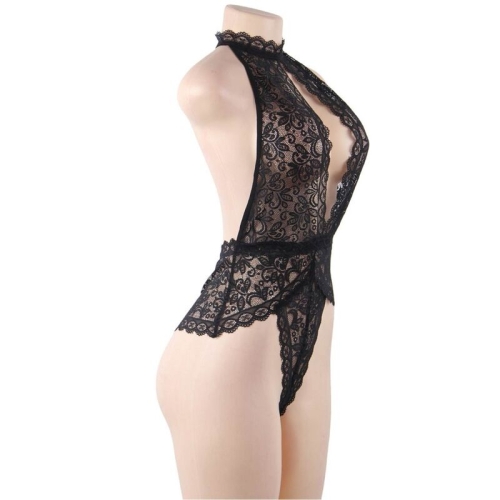 Teddy - Spitzen-Teddy Mit Offenen Cup L/XL | Subblime