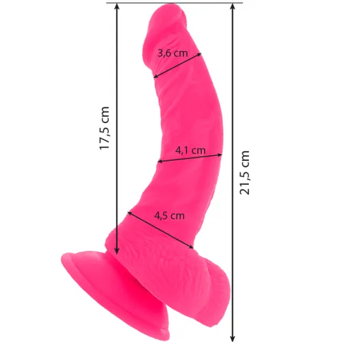 Flexible Vibrating Dildo 21.5cm Purple – Diversia