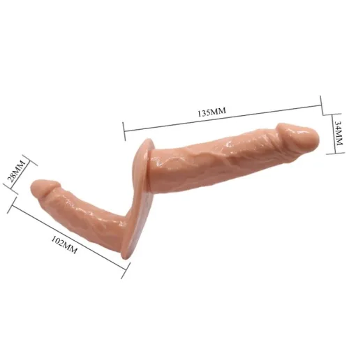 Ultra Leidenschaftliche Doppeldildos Mit Harnisch – Baile