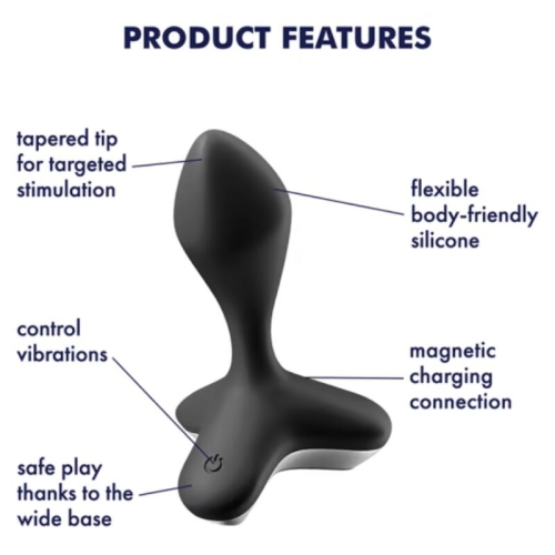 Game Changer Plug Vibrator Schwarz | Satisfyer
