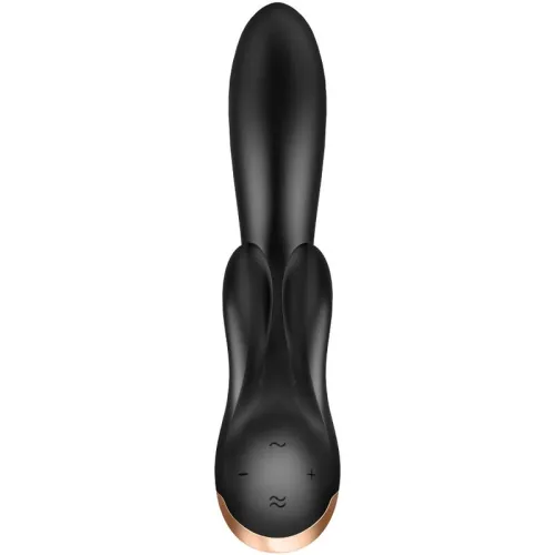Double Flex Vibrator App - Black | Satisfyer