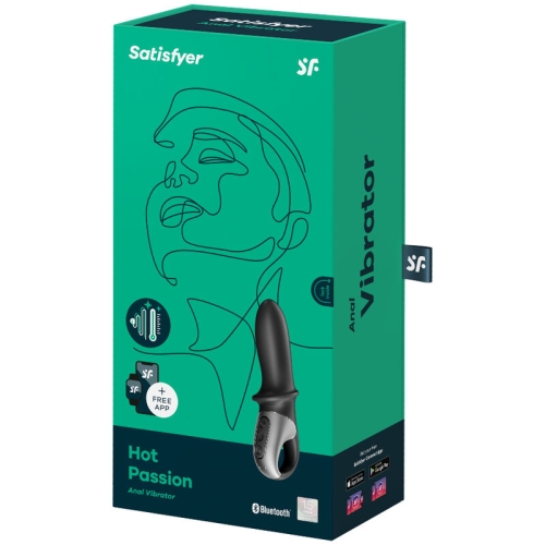 Hot Analvibrator App Black | Satisfyer