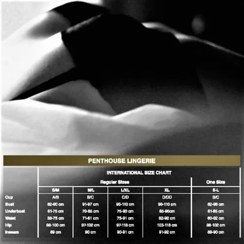Meerjungfrau Fantasy String Schwarz L/Xl – Penthouse