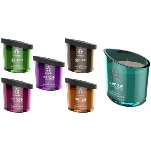 Senze Seduction Massagekerze - Nelke, Orange, Lavendel | Swede