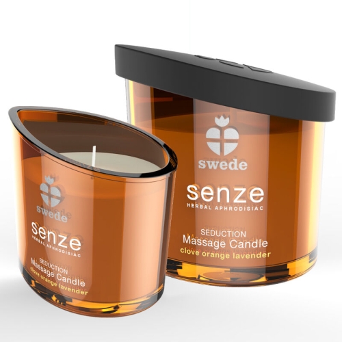 Senze Seduction Massagekerze - Nelke, Orange, Lavendel | Swede