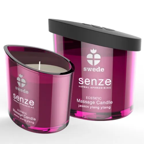 Senze Extatische Massagekerze - Jasmin, Ylang Ylang – Swede