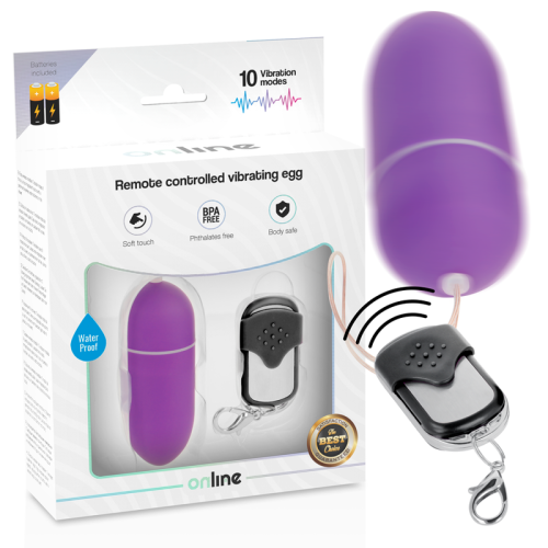 Vibrationsei Mit Fernbedienung L Lila | Online