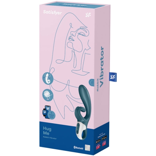 Hug Me Rabbitvibrator Blue | Satisfyer