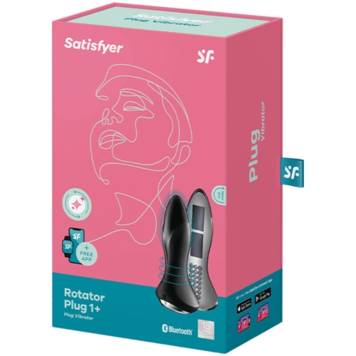 Rotator Plug 1+ App Black | Satisfyer