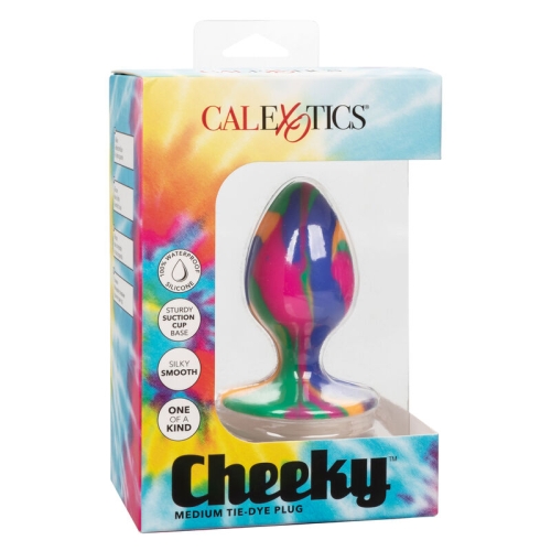 Cheeky Medium Tie Dye Analplug | Calex
