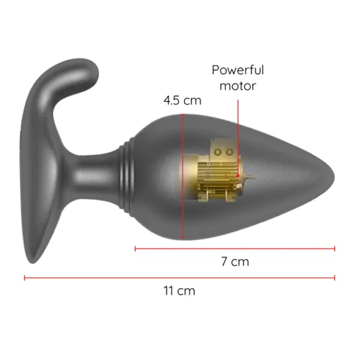 Rio Vibrating Anal Plug Black | Online