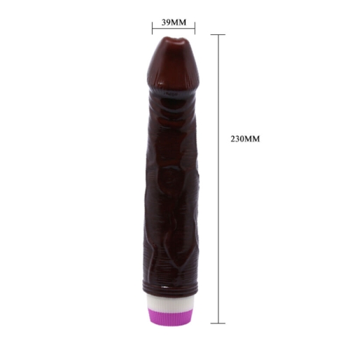 Waves Of Pleasure Vibrator 23cm Brown | Baile