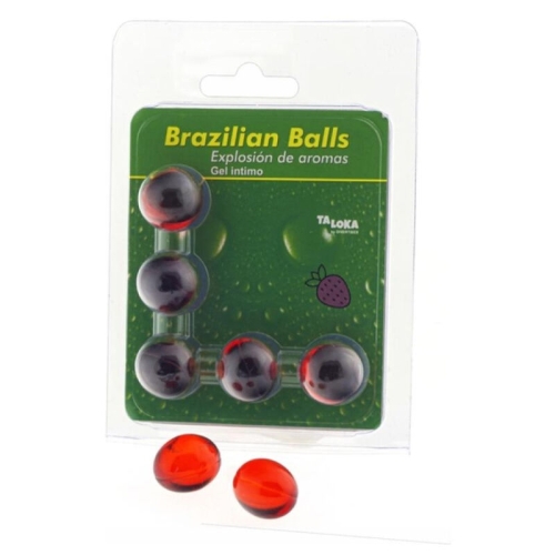 5 Brazilian Balls Erdbeere | Taloka