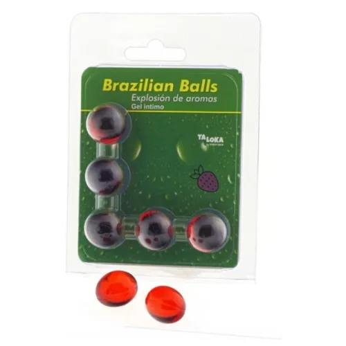 5 Brazilian Balls Erdbeere – Taloka