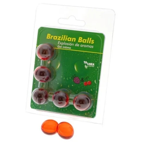 5 Brazilian Balls Erdbeere & Kirsche – Taloka