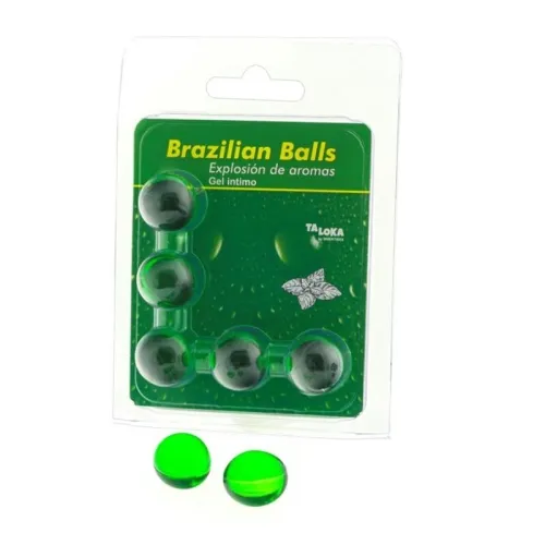 5 Brazilian Balls Minze – Taloka