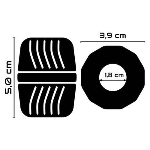 Super Flexibler Penisring 5cm Pr11 Schwarz – Powering