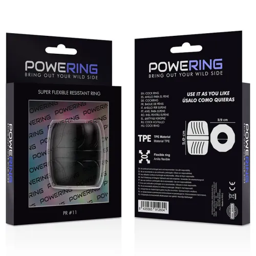 Super Flexibler Penisring 5cm Pr11 Schwarz – Powering