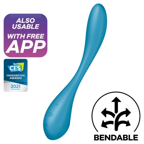 G-Spot Flex 5 Multivibrator Blau | Satisfyer