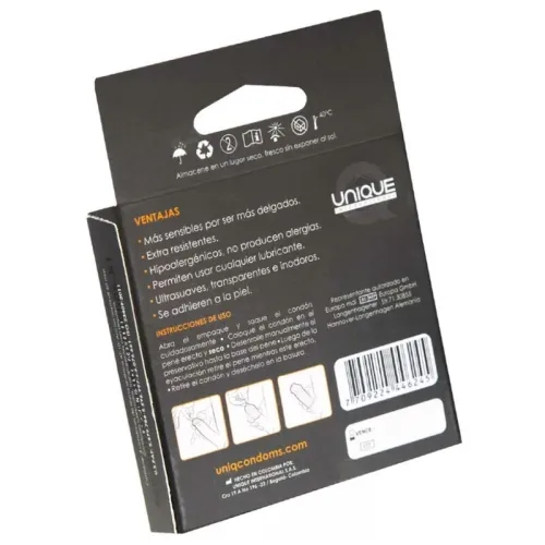 Uniq - Classic Latex-free condoms 3 pcs.