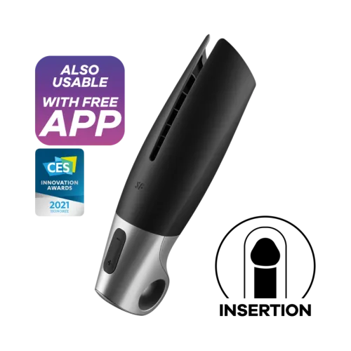 Power Masturbator - Schwarz – Satisfyer