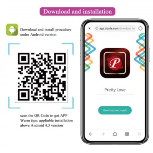 Catalina Massager Kostenlose App Lila | Pretty Love