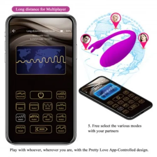 Catalina Massager Kostenlose App Lila – Pretty Love