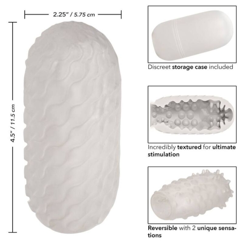 Reversible Nubby Stroker | Calex
