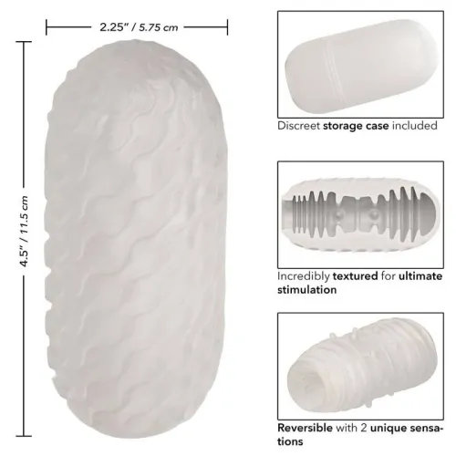 Reversible Ribbed Stroker – Calex