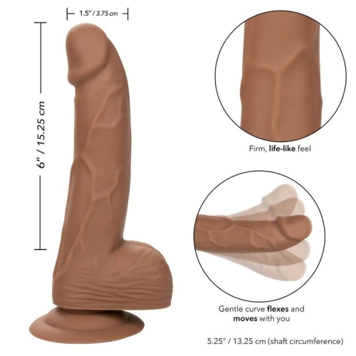 Silickone Studs 6 15,24cm Braun | Calex