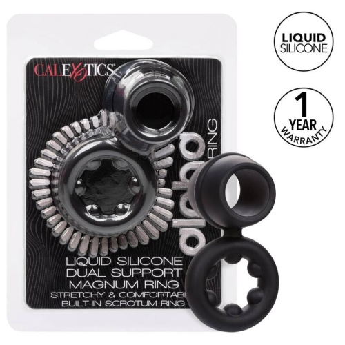Alpha Dual Magnum Ring Schwarz | Calex