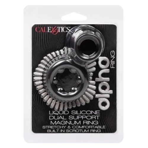 Alpha Dual Magnum Ring Schwarz – Calex