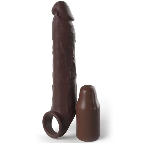 Pipedreams Verlängerung Mit Riemen 17,78cm Braun | Fantasy X Tensions