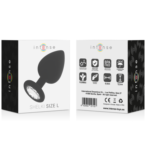 Shelki L Plug Anal Black | Intense