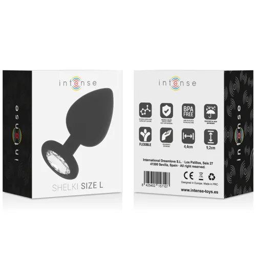 Shelki L Plug Anal Black – Intense