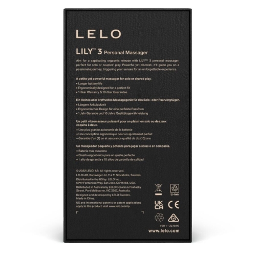 Lilytm 3 Vibrator Dunkle Pflaume | Lelo