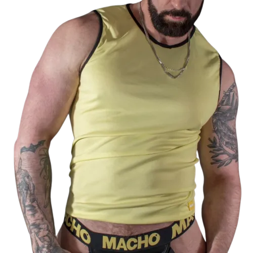 Gelbes T-Shirt S/M – Macho