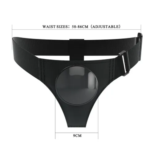 Universal Harness Brief Schwarz – Pretty Love