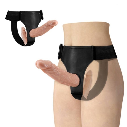 Ultra Passionate Harness Double Dildos With Harness | Baile