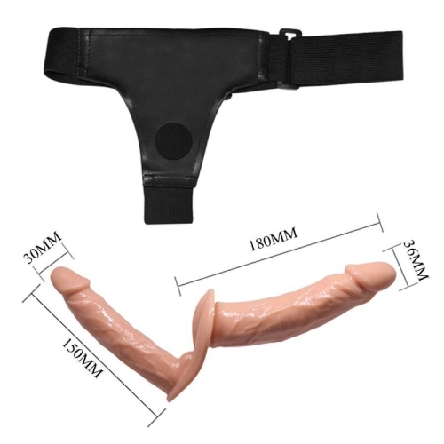 Ultra Passionate Harness Double Dildos With Harness | Baile