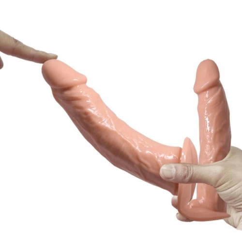 Ultra Passionate Harness Double Dildos With Harness | Baile