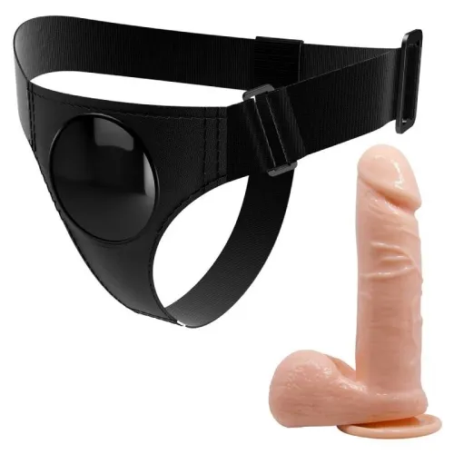 Universal Harness Mit Dildo Tom 20cm Natur – Pretty Love