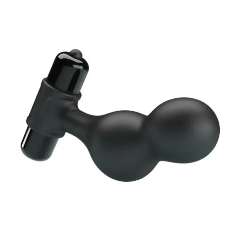 Vibrierender Analplug Aus Silikon Schwarz – Mr Play